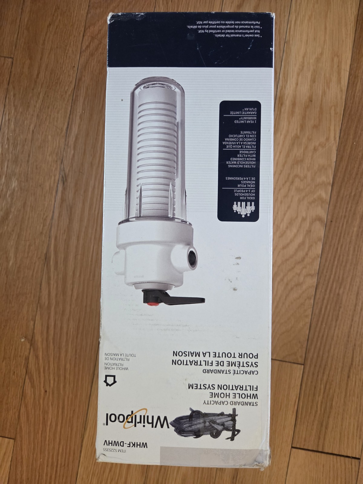 Whirlpool Whole House Filtration System WHKF-DWHV, White, Plastic