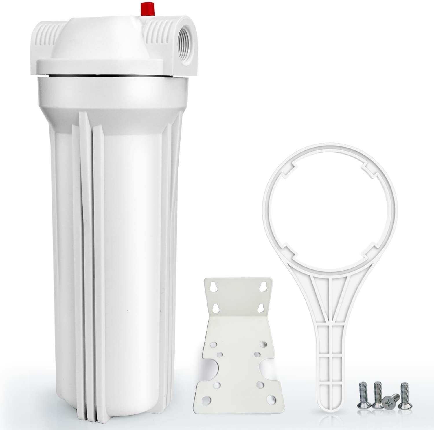 4-Stage Whole House Water Filter Housing Filtration System 10″ x 2.5″ Cartridge