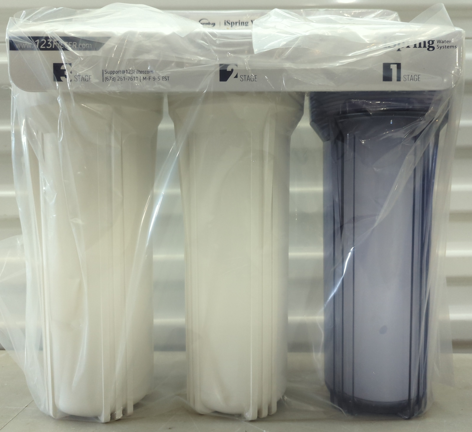 iSpring US31 Classic 3-Stage Under Sink Water Filtration System for Drinking, Ta
