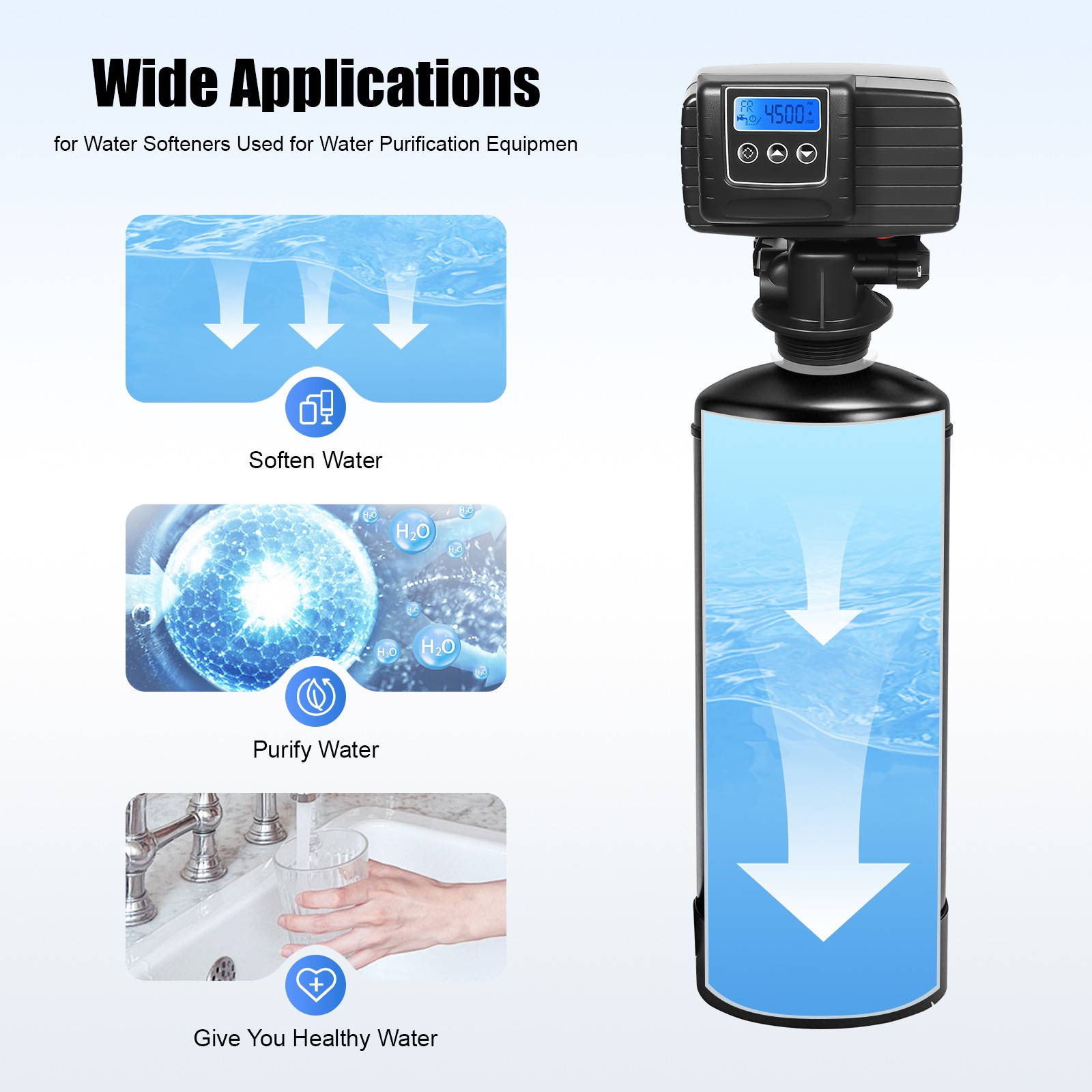 5600xstst SXT Digital Filter Timer Control Valve Digital Filter Control