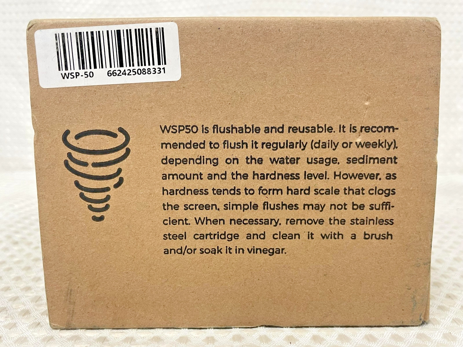 iSpring WSP50 Reusable Whole House Spin Down Sediment Water Filter 50 Micron NEW