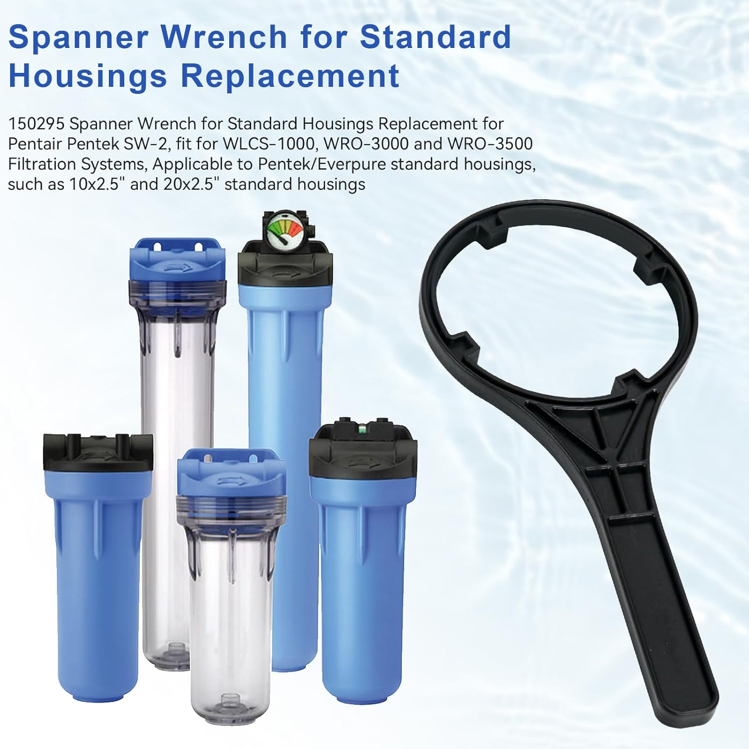 150295 Spanner Wrench for Standard Housings Replacement for Pentair Pentek SW-2,