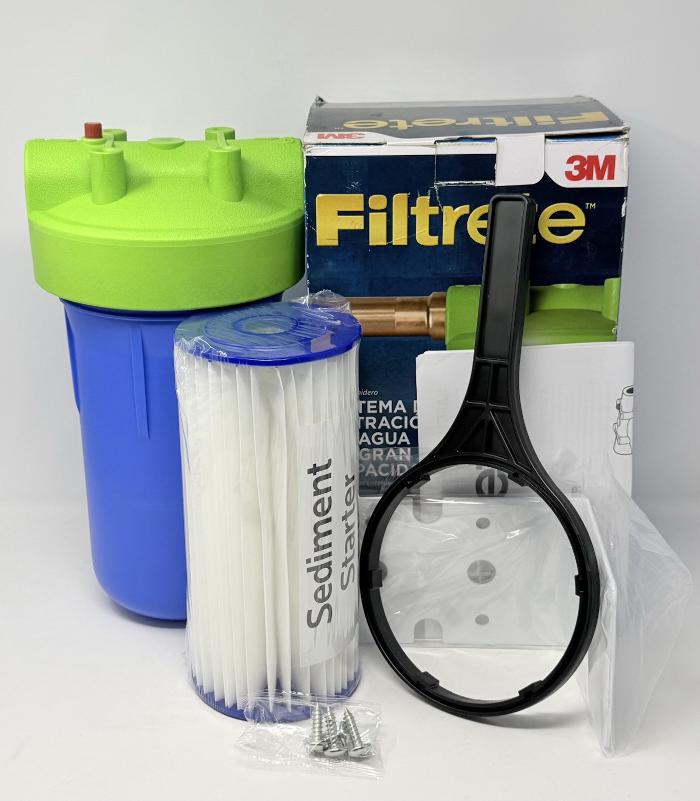 Filtrete 3WH-HD-S01 Sump Style Whole House Large Capacity Water Filtration New