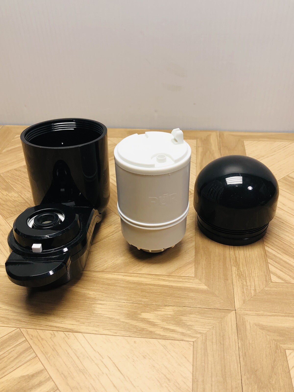 PUR Water Faucet Filtration System, Black Faucet Mounted System FM2000B NOS