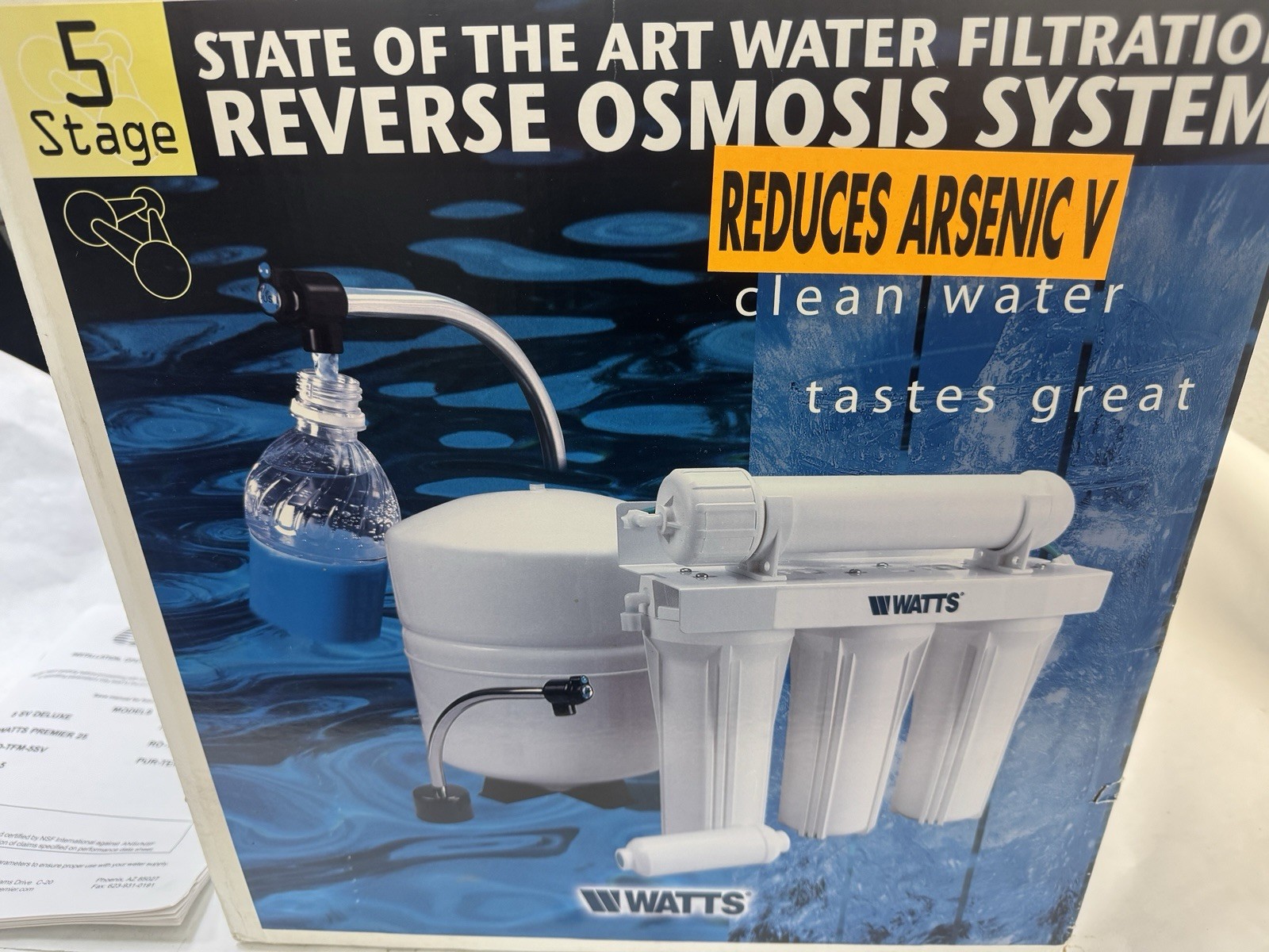 WATTS PREMIER REVERSE OSMOSIS – 5 Stage Water Filtration System