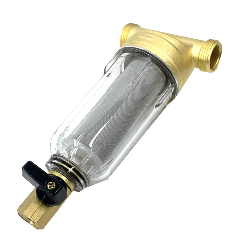 Water Pre-Filter System 60 Micron Home Whole House Down Sediment Water Filter