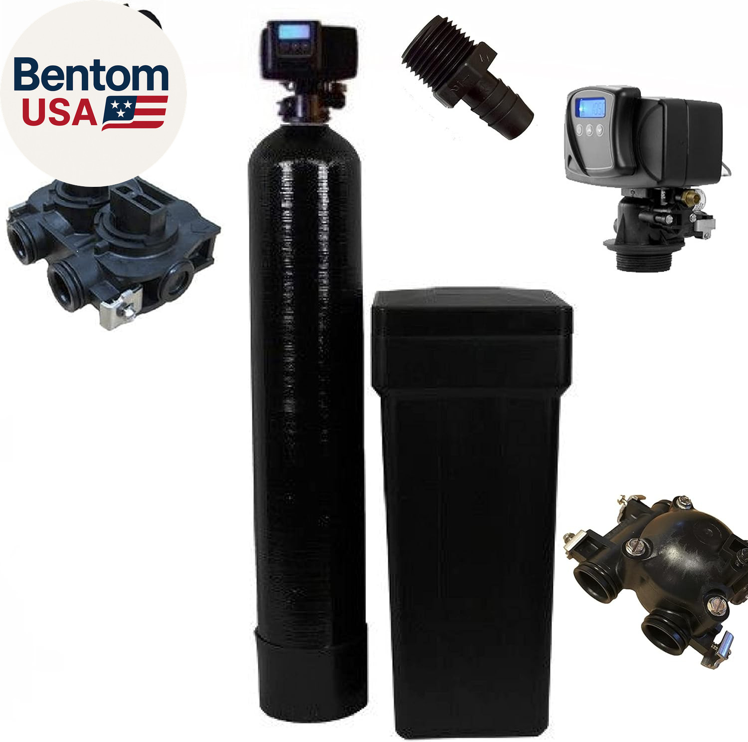Fleck 5600 SXT Whole House Water Softener 48,000 Grains Ships Loaded with Resin