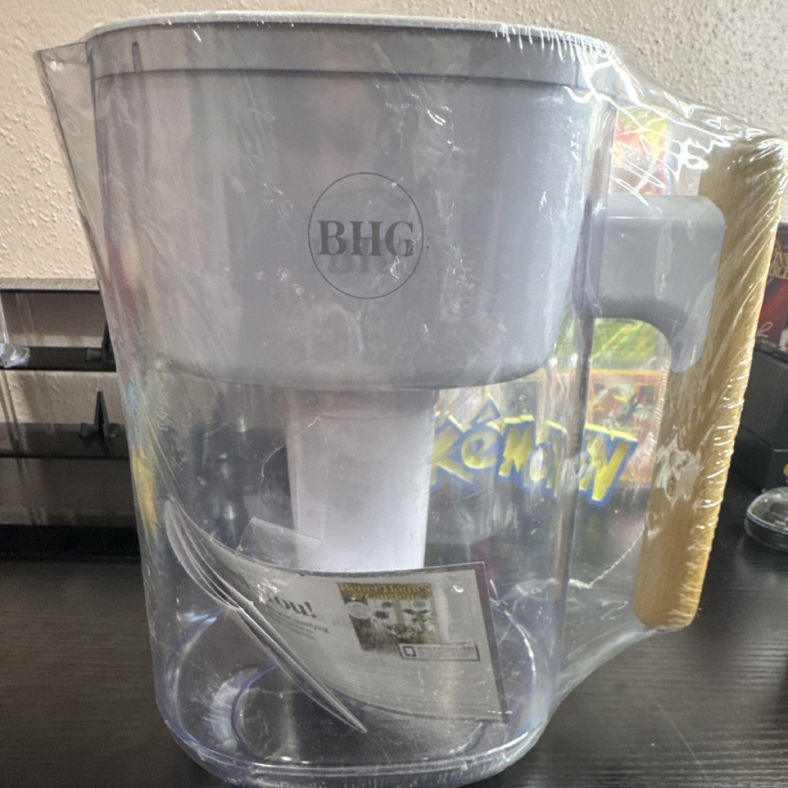 BHG Filter Jug Pitcher, Compatible with Brita Filter, White/Clear, Carbon