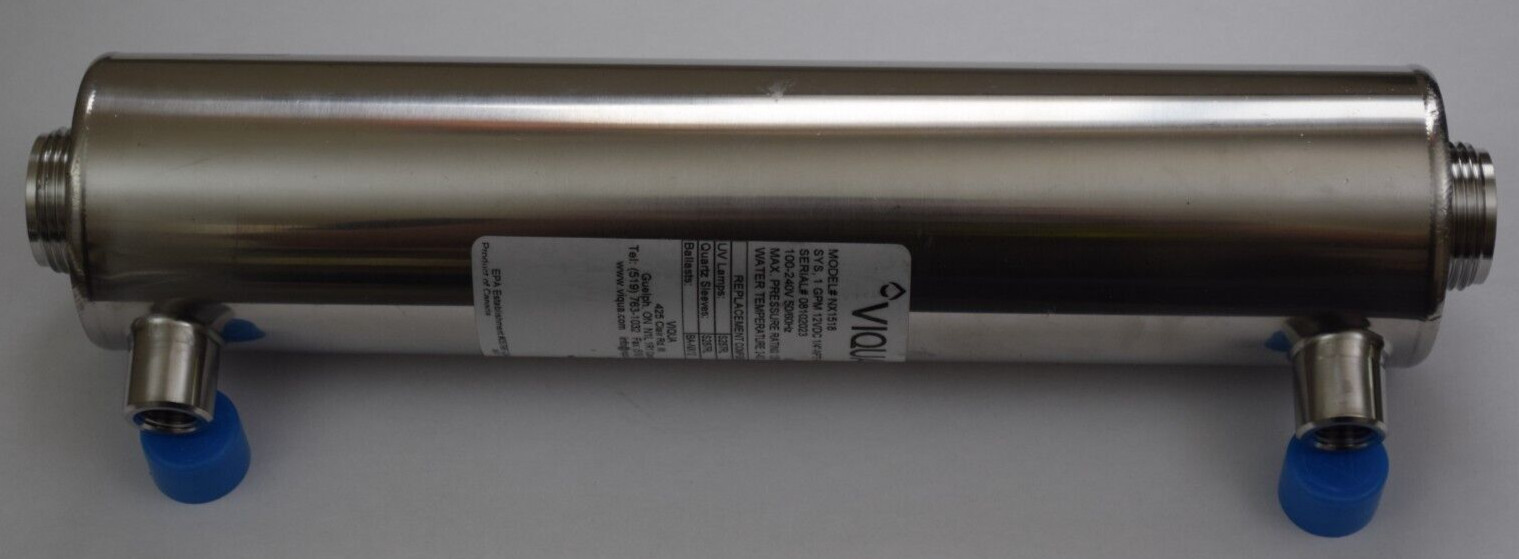 Viqua NX1518 Weldment Canister 440307-R UV Water Sterilizer 1 GPM 12VDC