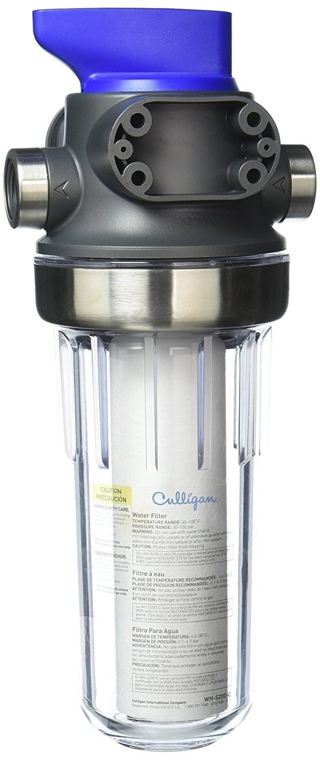 Whole House Water Filter Housing – 3/4″ Inlet/Outlet, Standard Duty, Sediment…