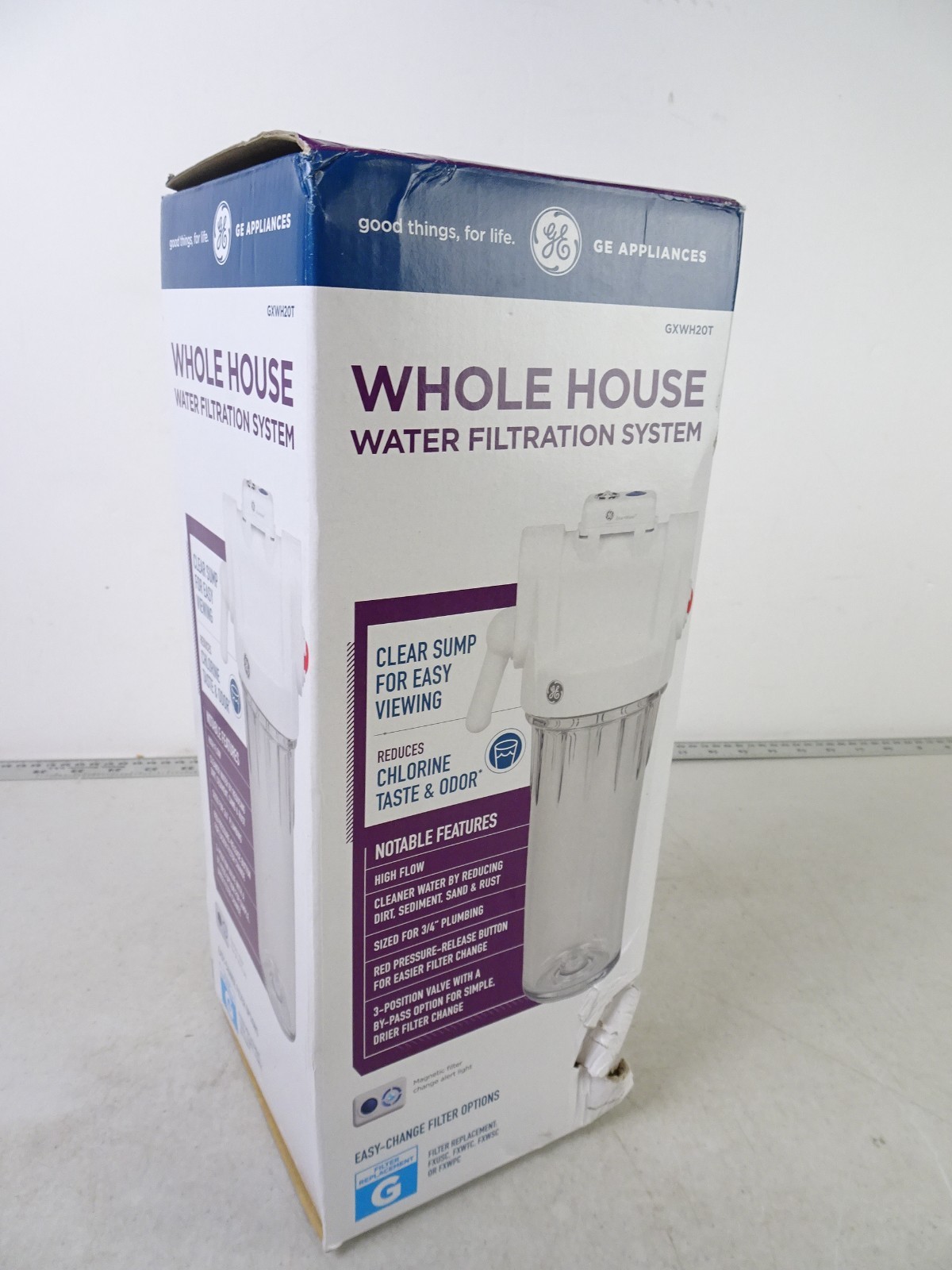 GE Whole House Water Filtration System GXWH20T – Damaged Box
