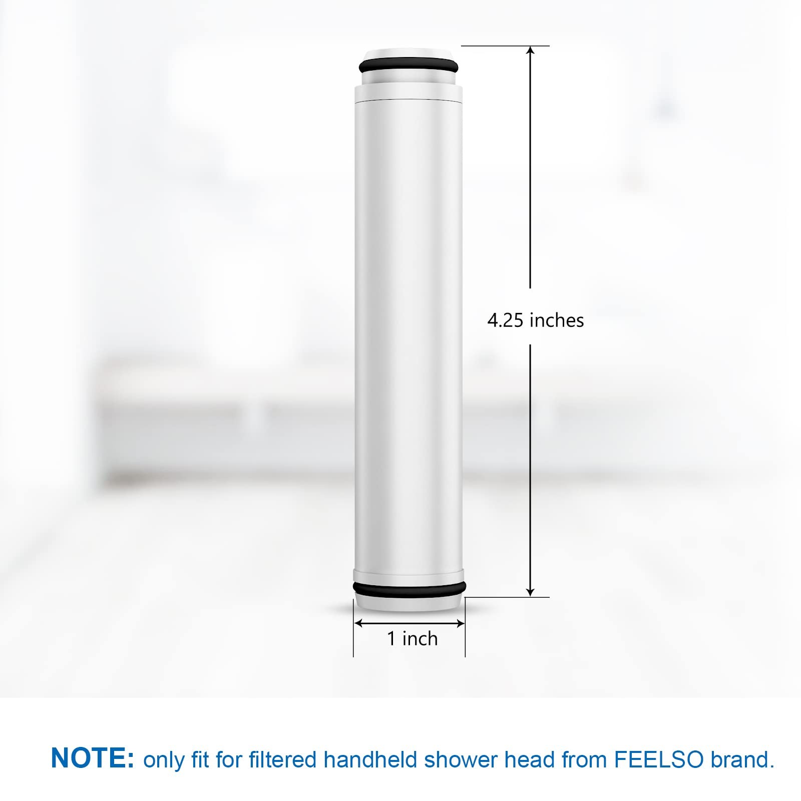 FEELSO Shower Filter for Handheld Head, 2 Pack 15 Stage Replacement…