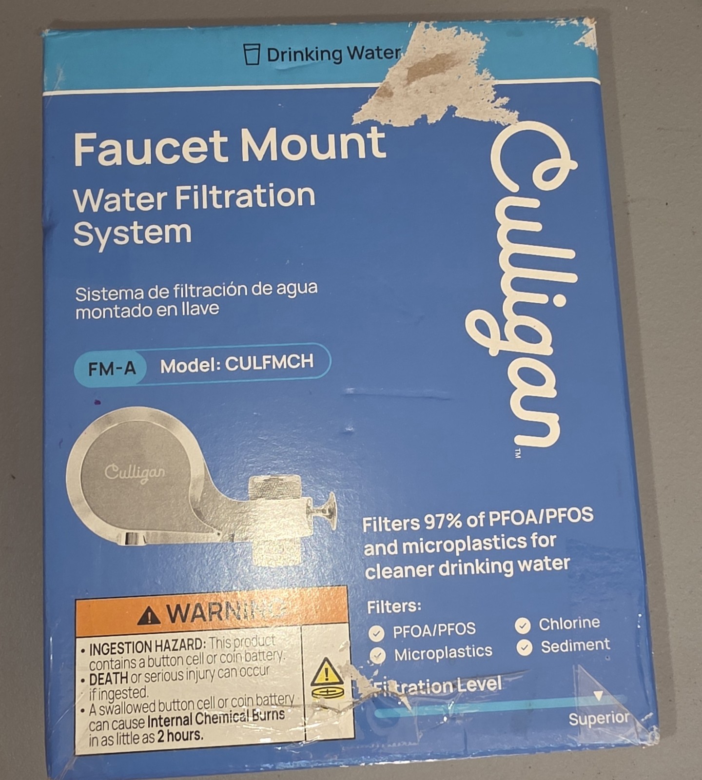 Culligan Faucet Mount Water Filtration System For Sink –