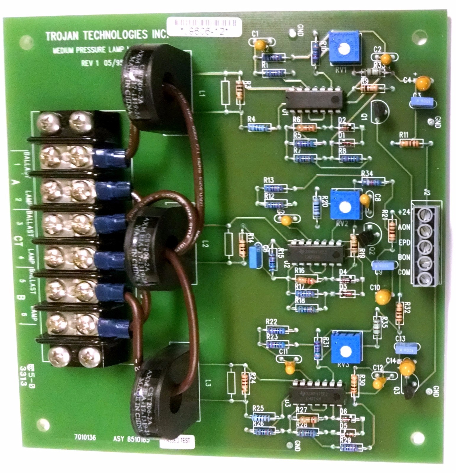 NEW! Trojan 4000UV UV Water Treatment Medium Pressure Lamp Monitor PN: 7010136
