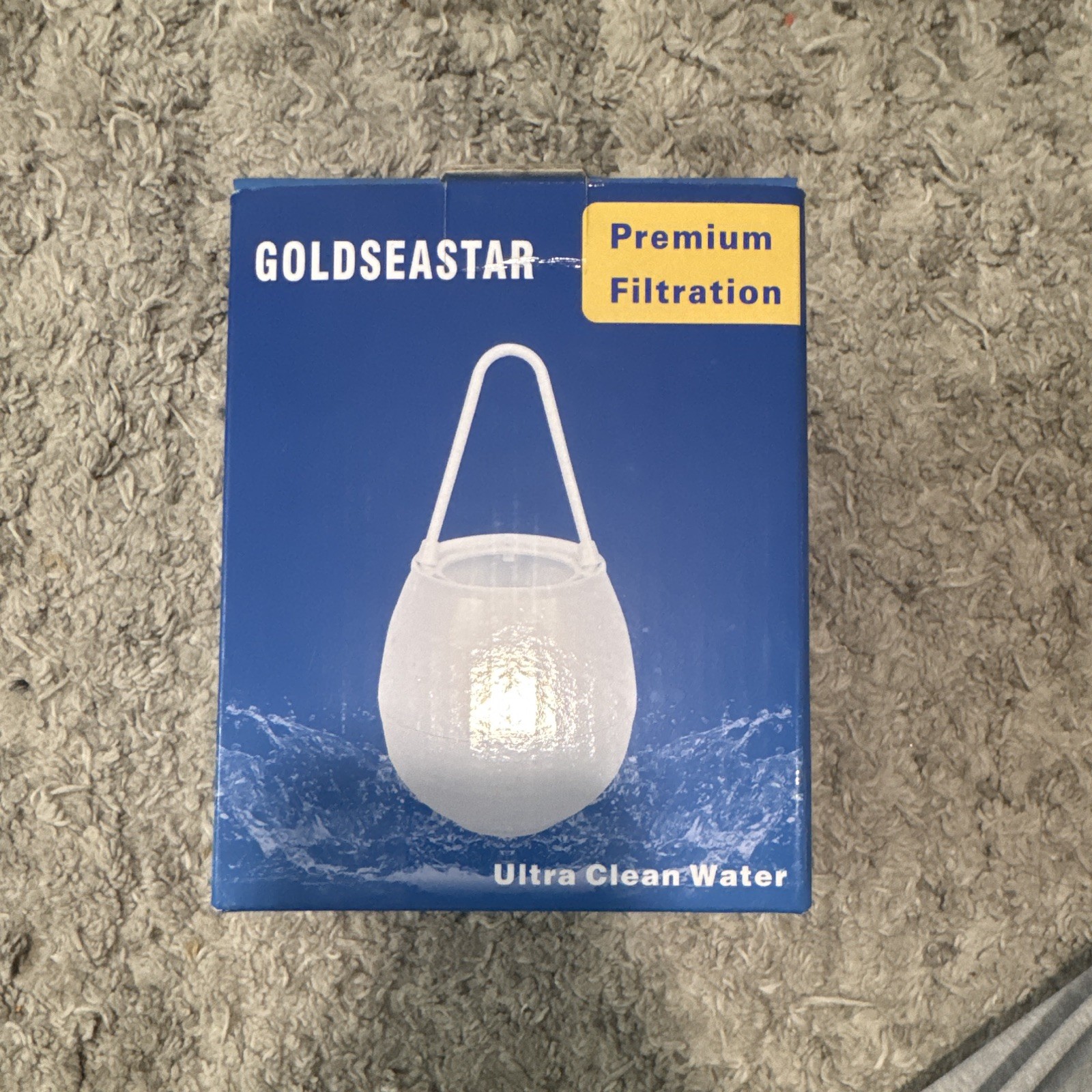 GOLDSEASTAR Bathtub Faucet Filter ABS White 2-3 GPM Removes Chlorine Metals