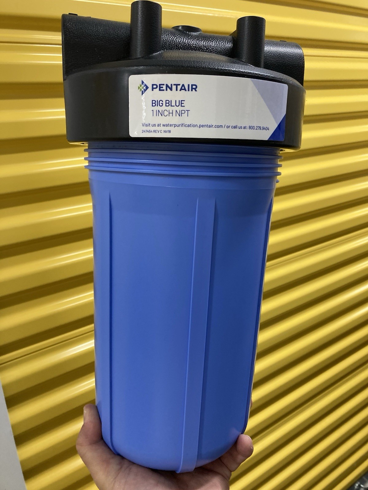 Pentair 150237 1 inch Pentek Big Blue Filter Housing 1″ NPT 10″