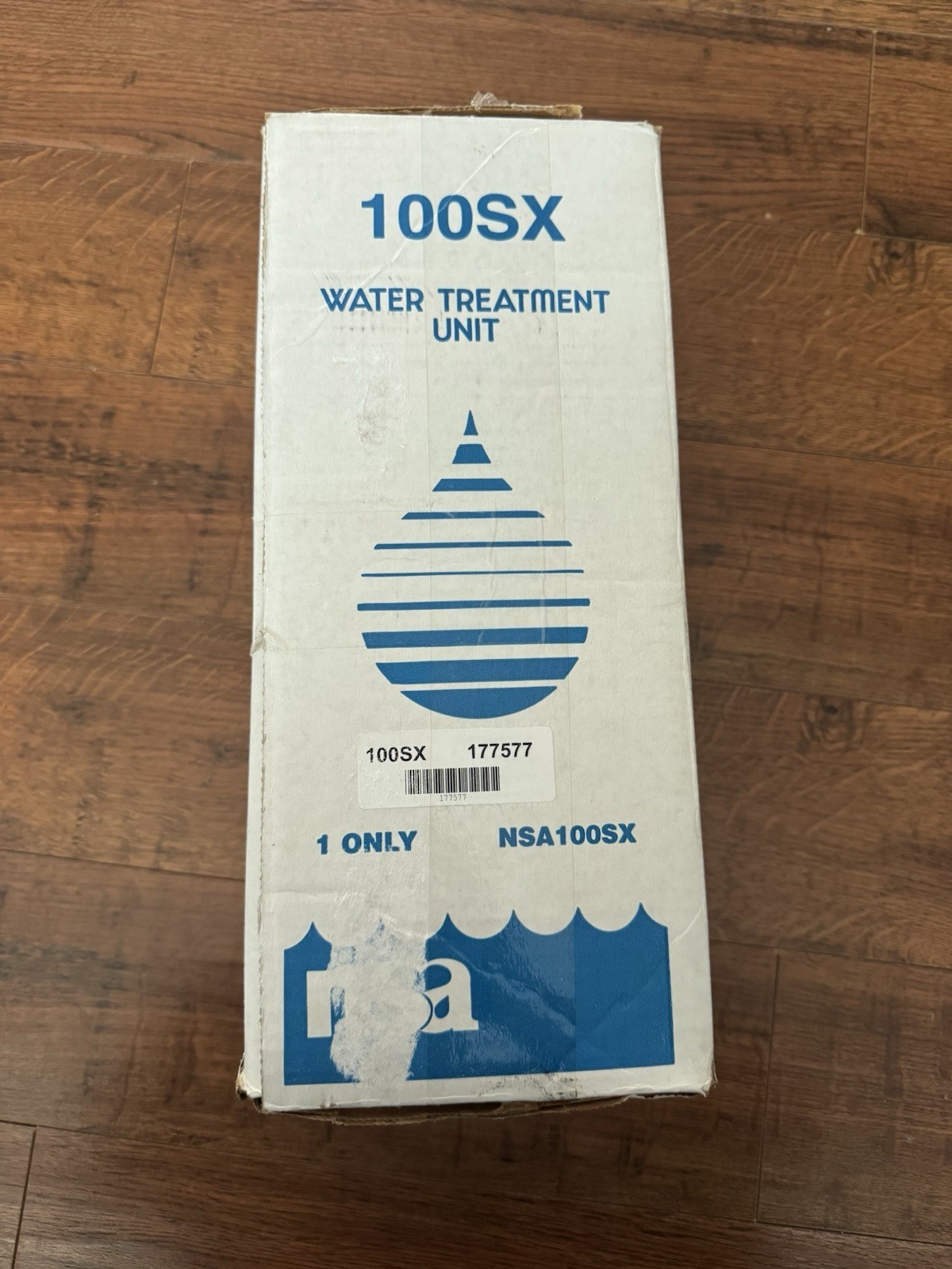 NSA 100SX Under Counter Bacteriostatic Poly Glass Water Filter W/ Fittings