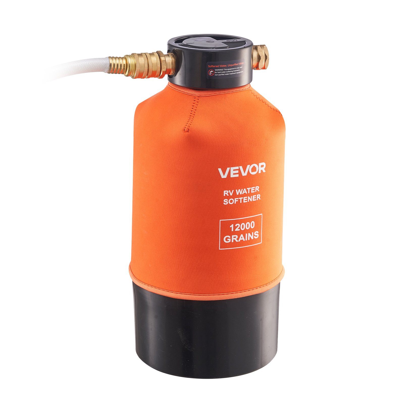RV Water Softener 12000 Grain Portable System 3/4in Quick Connect Filter