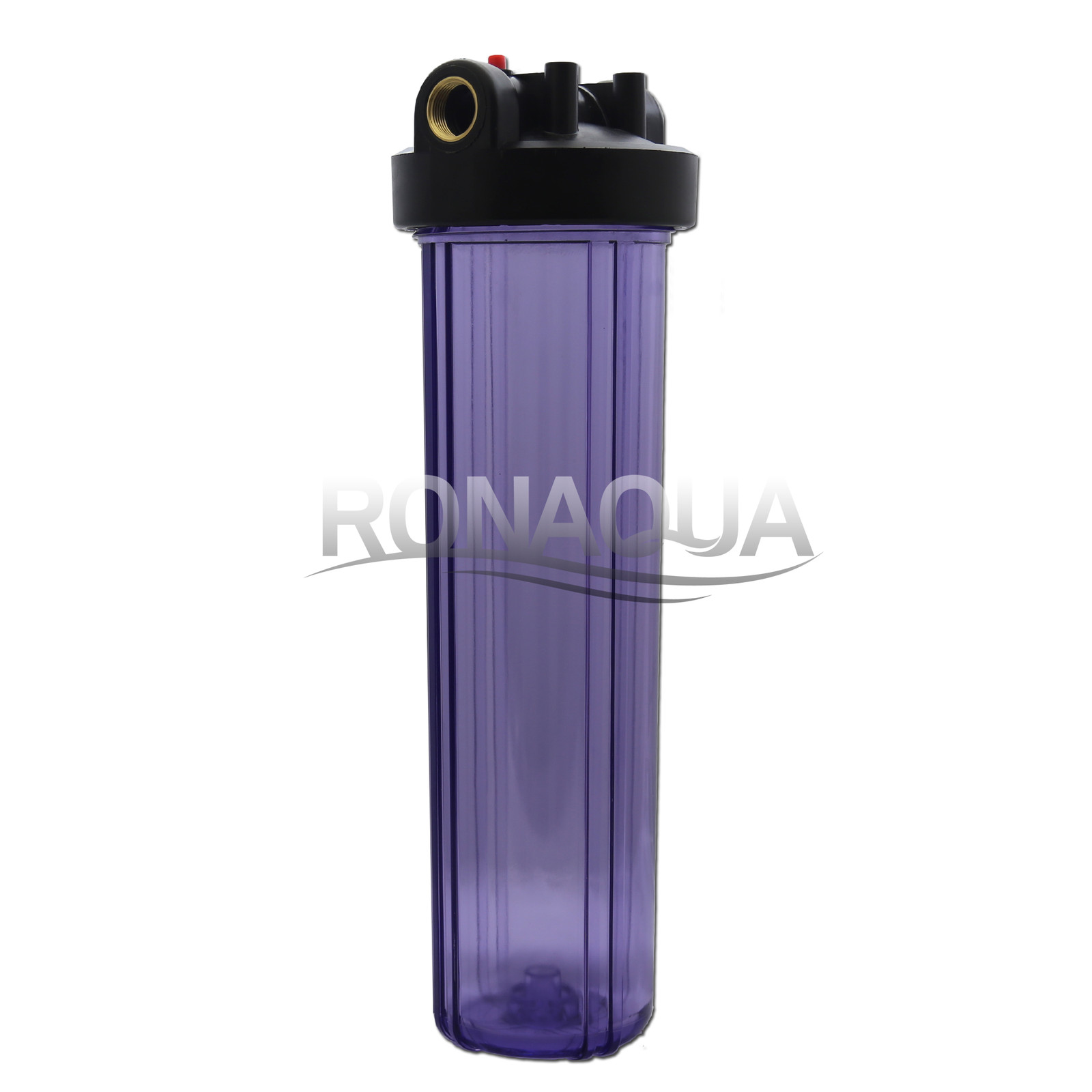 2 Transparent Big Blue Housings 20″ for Whole House Water Filtration System.
