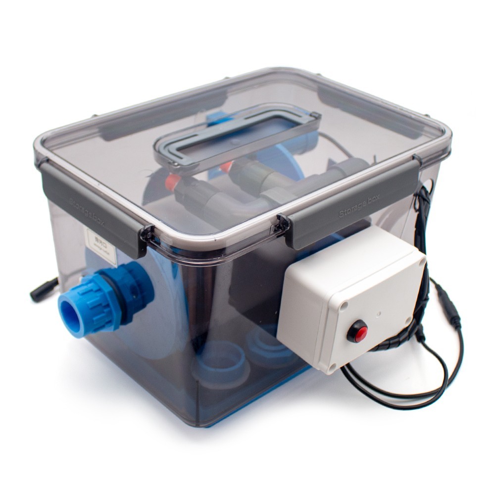 Automatic Backwash Filter, Rotary Drum Microfilter for Fish Ponds and Aquariums
