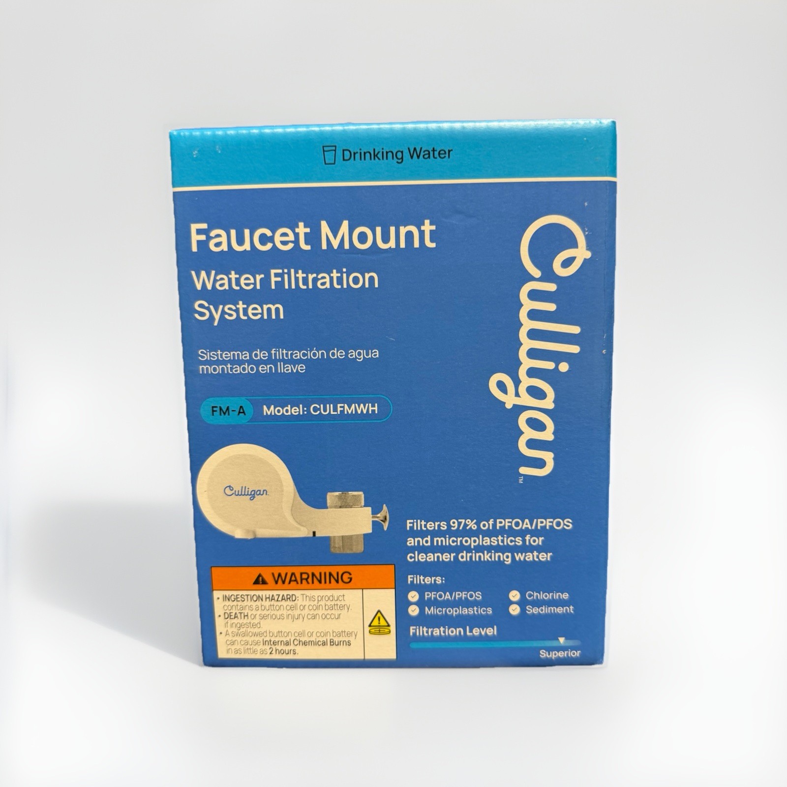 Culligan Faucet Mount Water Filtration System For Sink – CULFMWH