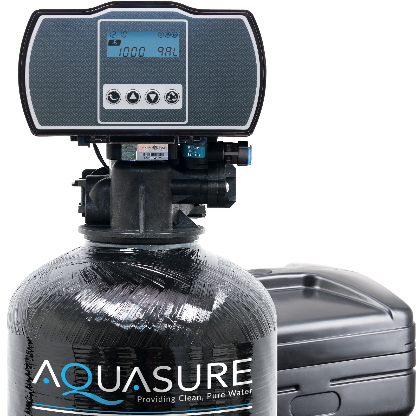 Aquasure Water Softener 32,000 Grains Aquatrol Meter Control Head 1″ Connection