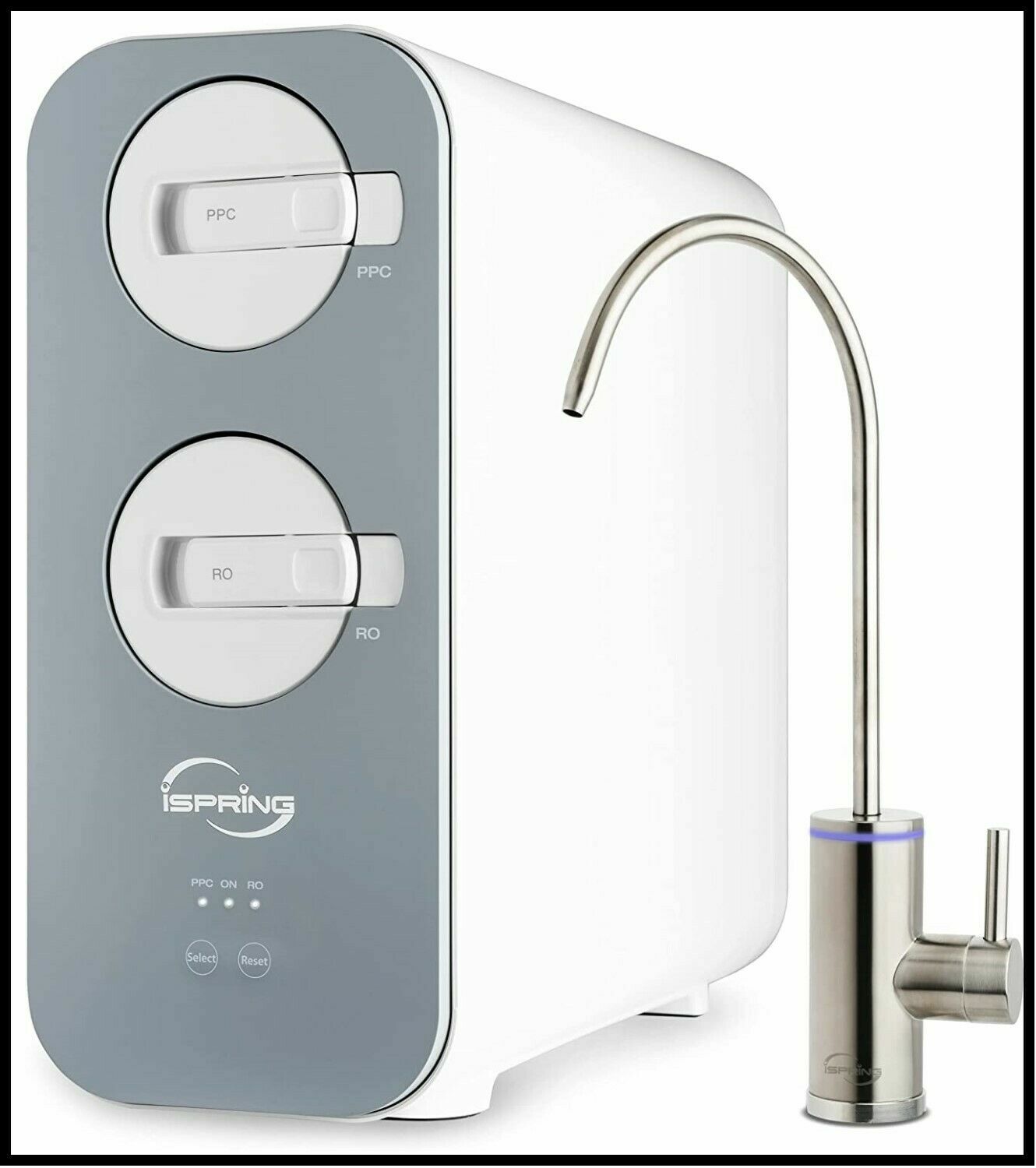 iSpring Tankless Reverse Osmosis RO Water Filter System,TDS Reduction,800GPD