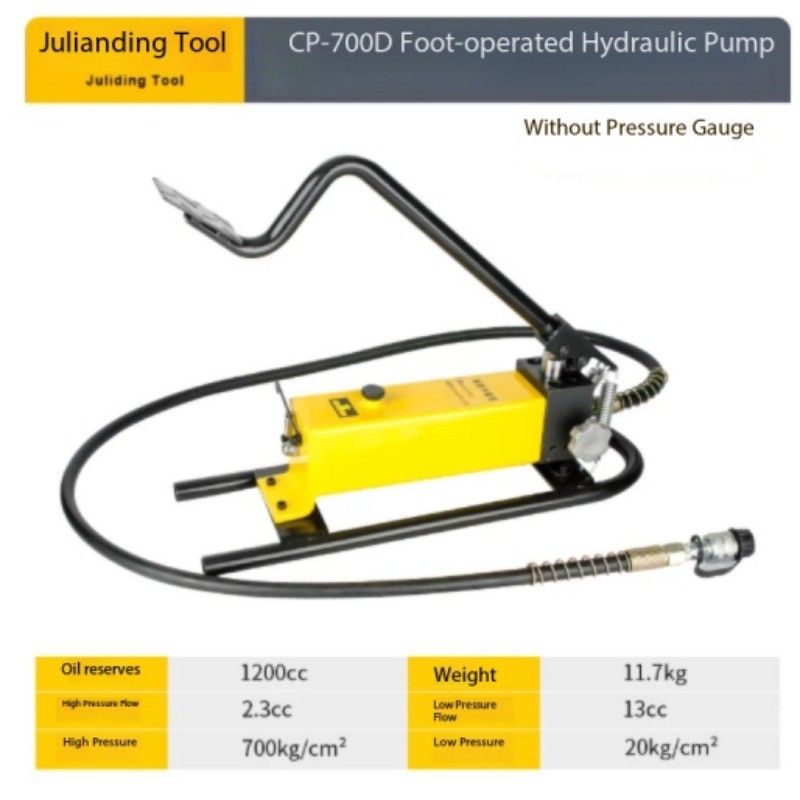 Manual Portable Compact Hydraulic Pump, High-Pressure Hydraulic Pump