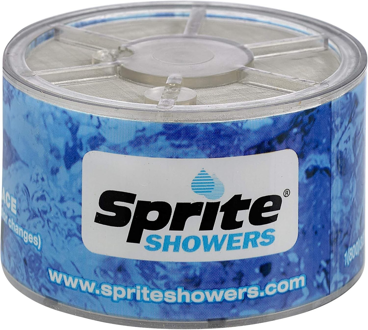 Sprite Showers SLC-R Slim-Line Shower Filter 1 Count (Pack of 1), Blue