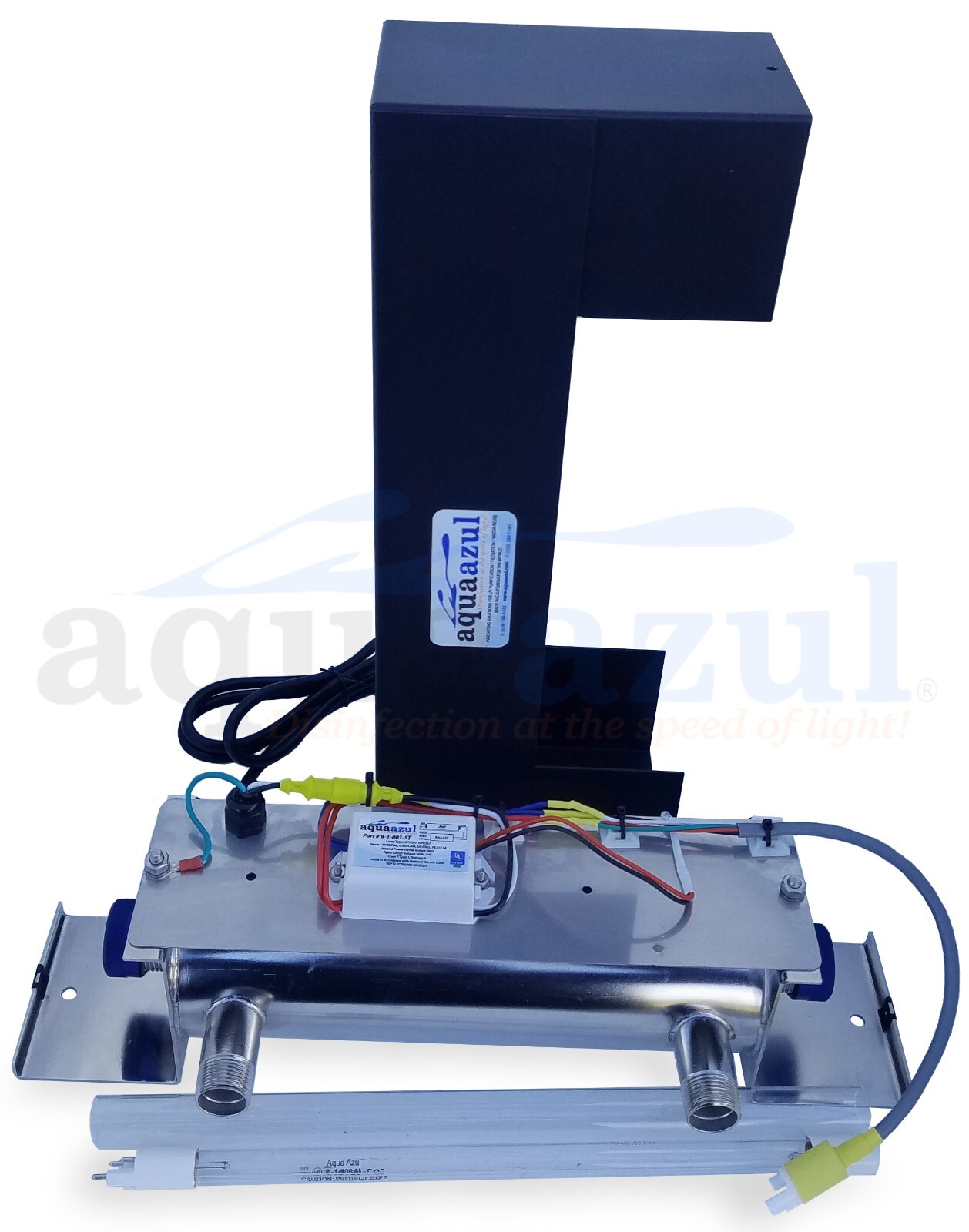 AQUA AZUL Whole House UV Light Water Disinfection System Complete 120/220 V