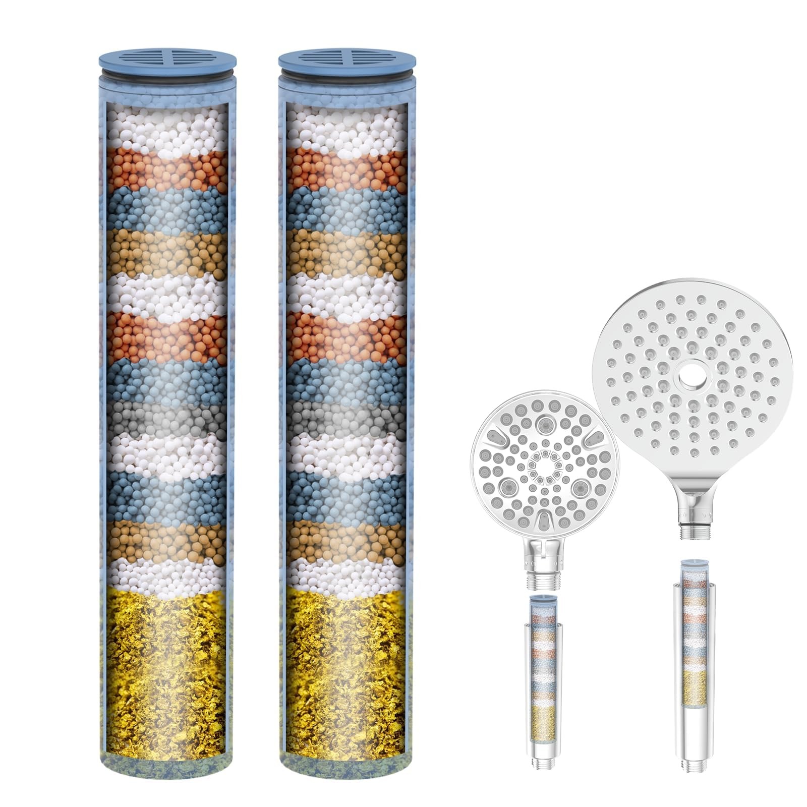MakeFit Shower Head Filter Replacement Cartridge for SSJ781/DSSJ781/ 2-PACK