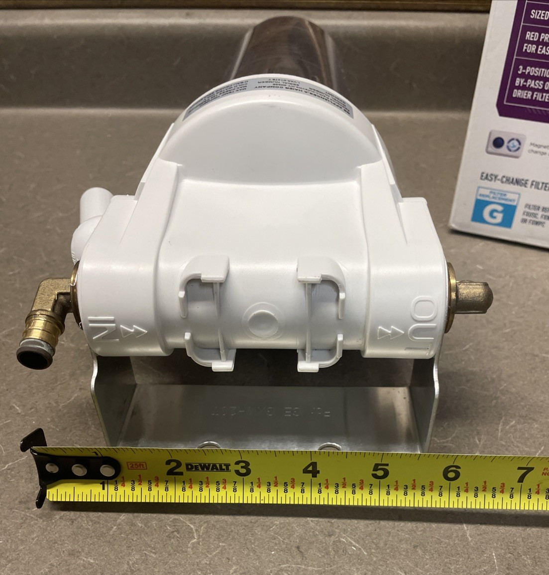 Used-GE High Flow Whole House Water Filtration. Filter Not Included