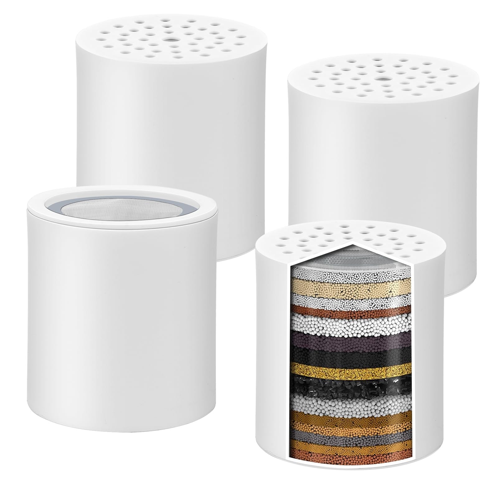 4 Pack 20 Stage Shower Filter Replacement Cartridge with Vitamin C…