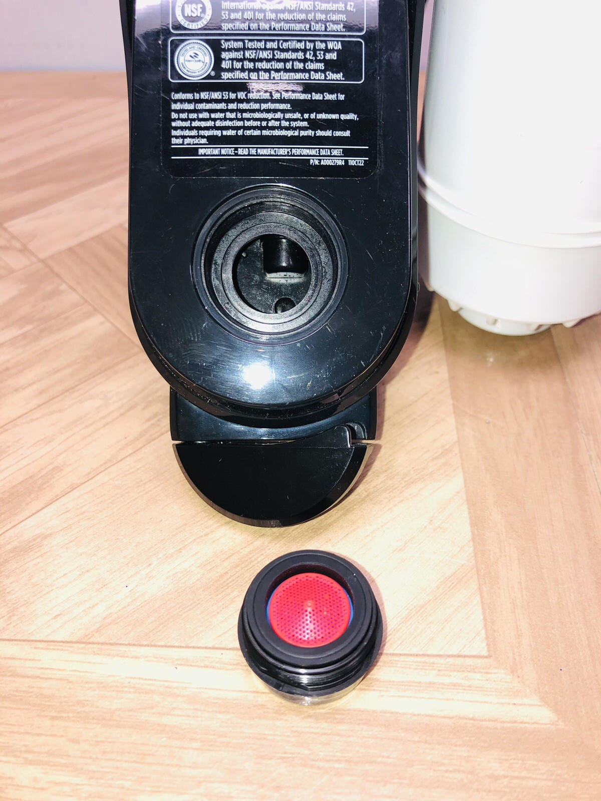 PUR Water Faucet Filtration System, Black Faucet Mounted System FM2000B NOS