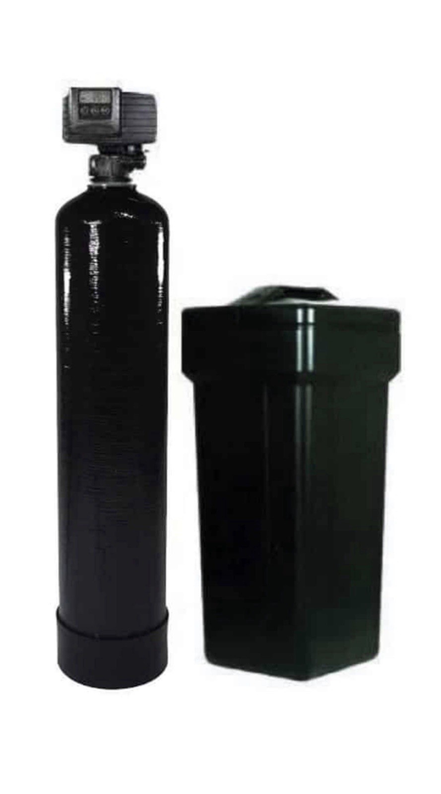 Fleck 5600 SXT Water Softener 48K Grain 8% Crosslink Resin, Bypass, & Brine Tank