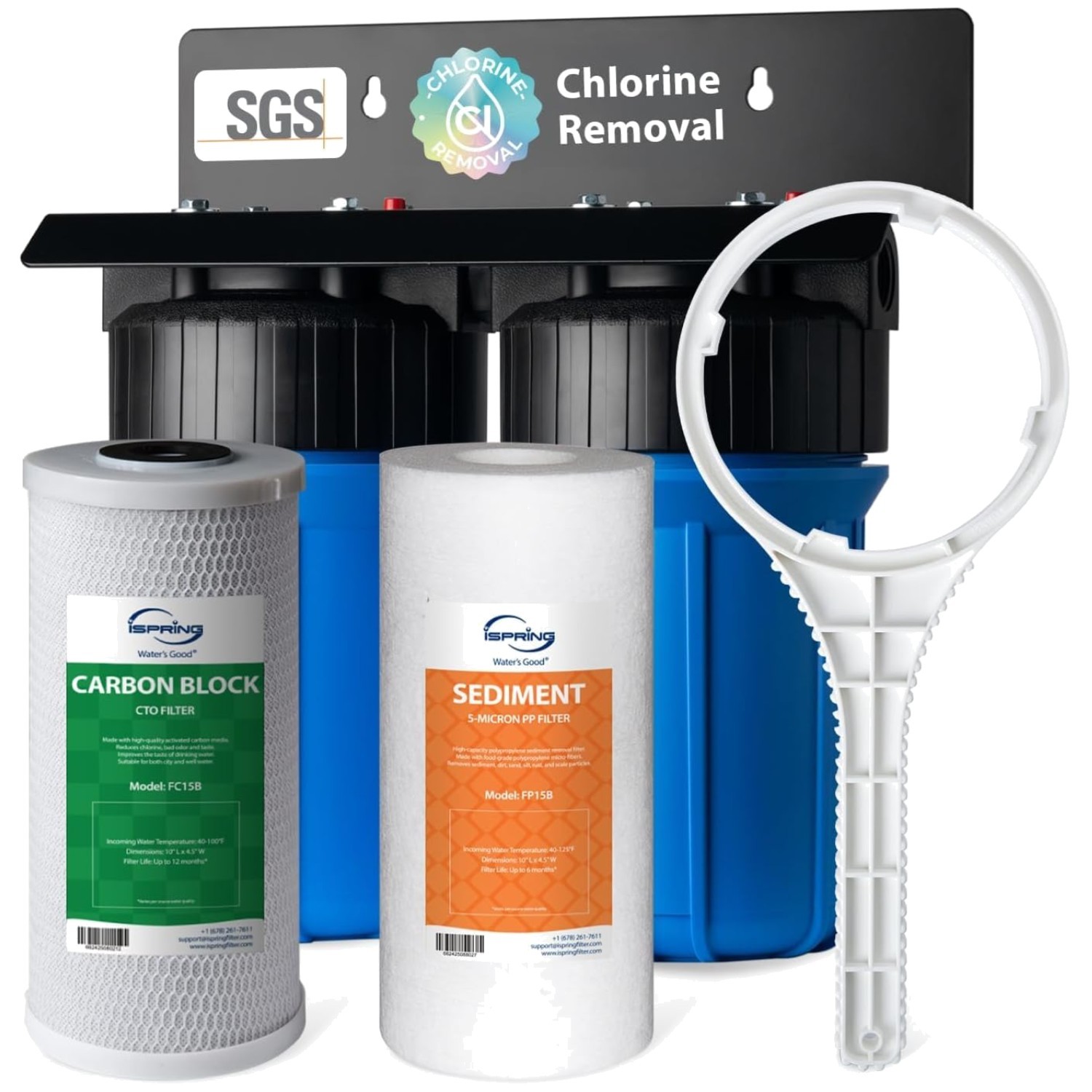 2-Stage Whole House Water Filtration System