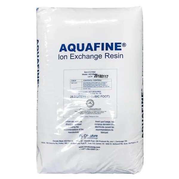 Aquafine AQ100-NA High Capacity 8% Crosslinked Water Softening Resin