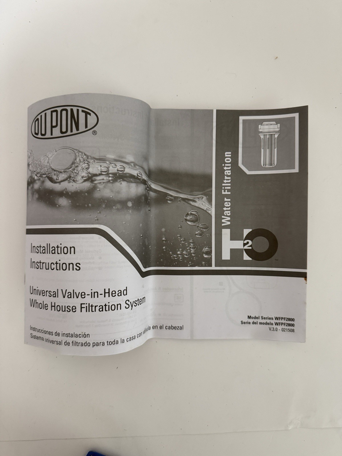 DuPont WFPF2800 Whole House Water Filter System Kit 3 Filters New Open Box