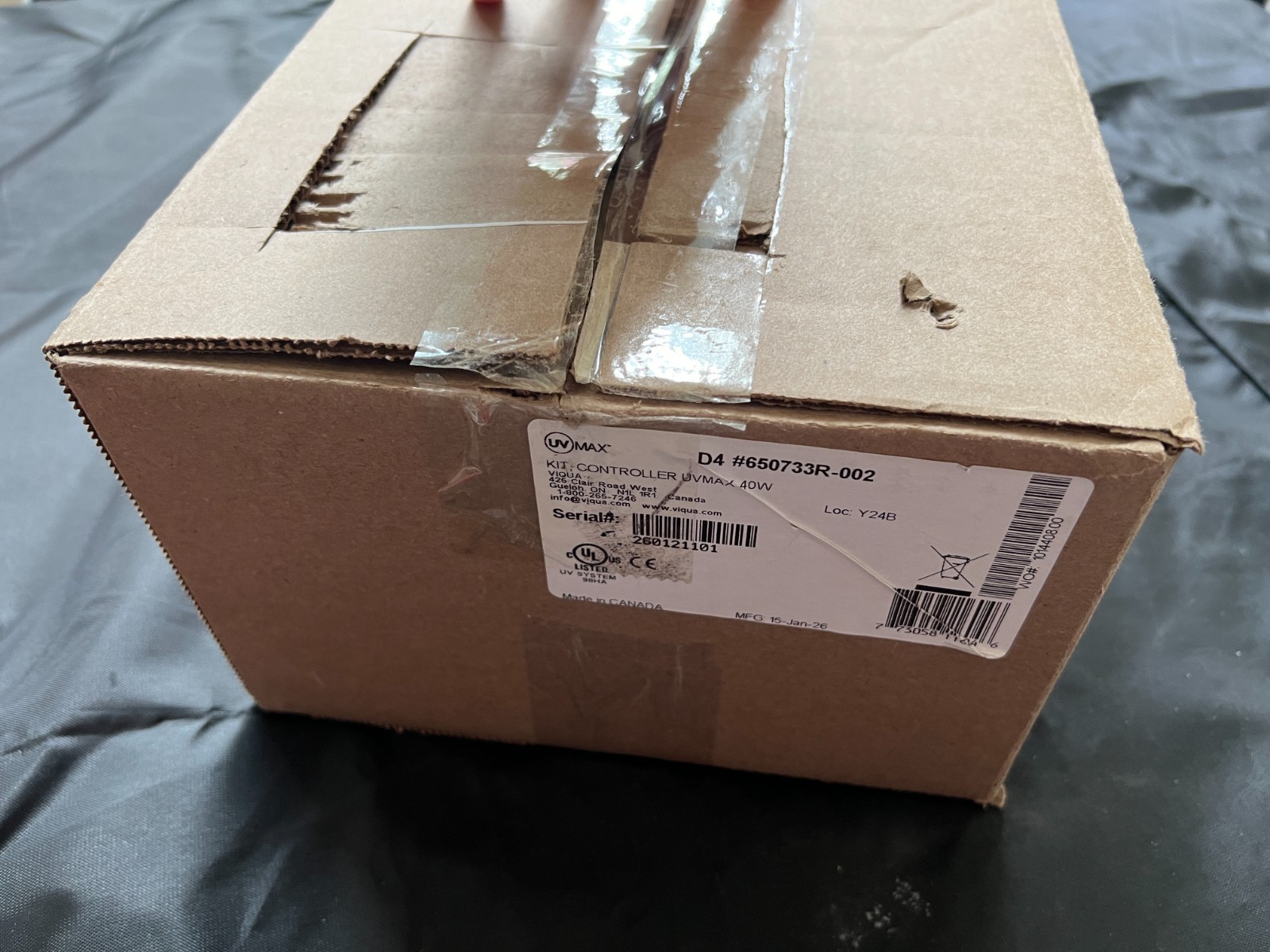 Viqua UV Power Supply Kit , 650733R-002 Model D4 New