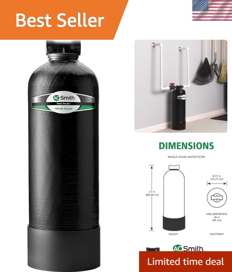 Whole House Salt Free Descaler System – Works with City & Well Water Filters …