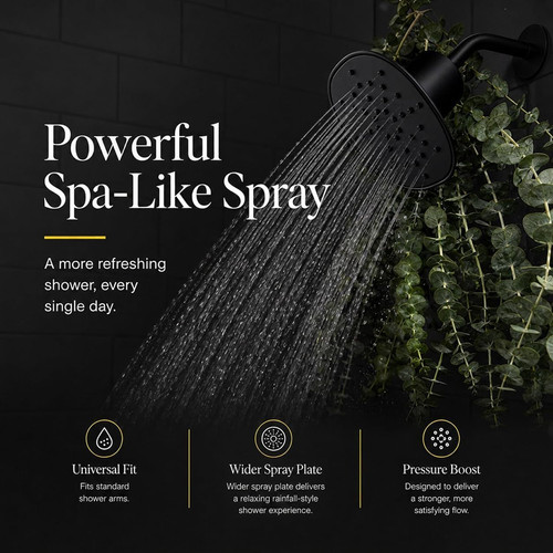 Afina Filtered Shower Head – Water Softener Showerhead with KDF-55 Chrome