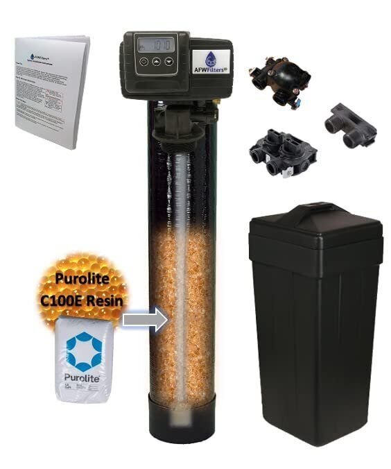AFWFilters Purolite Metered Water Softener 48,000 48k Whole House Water…