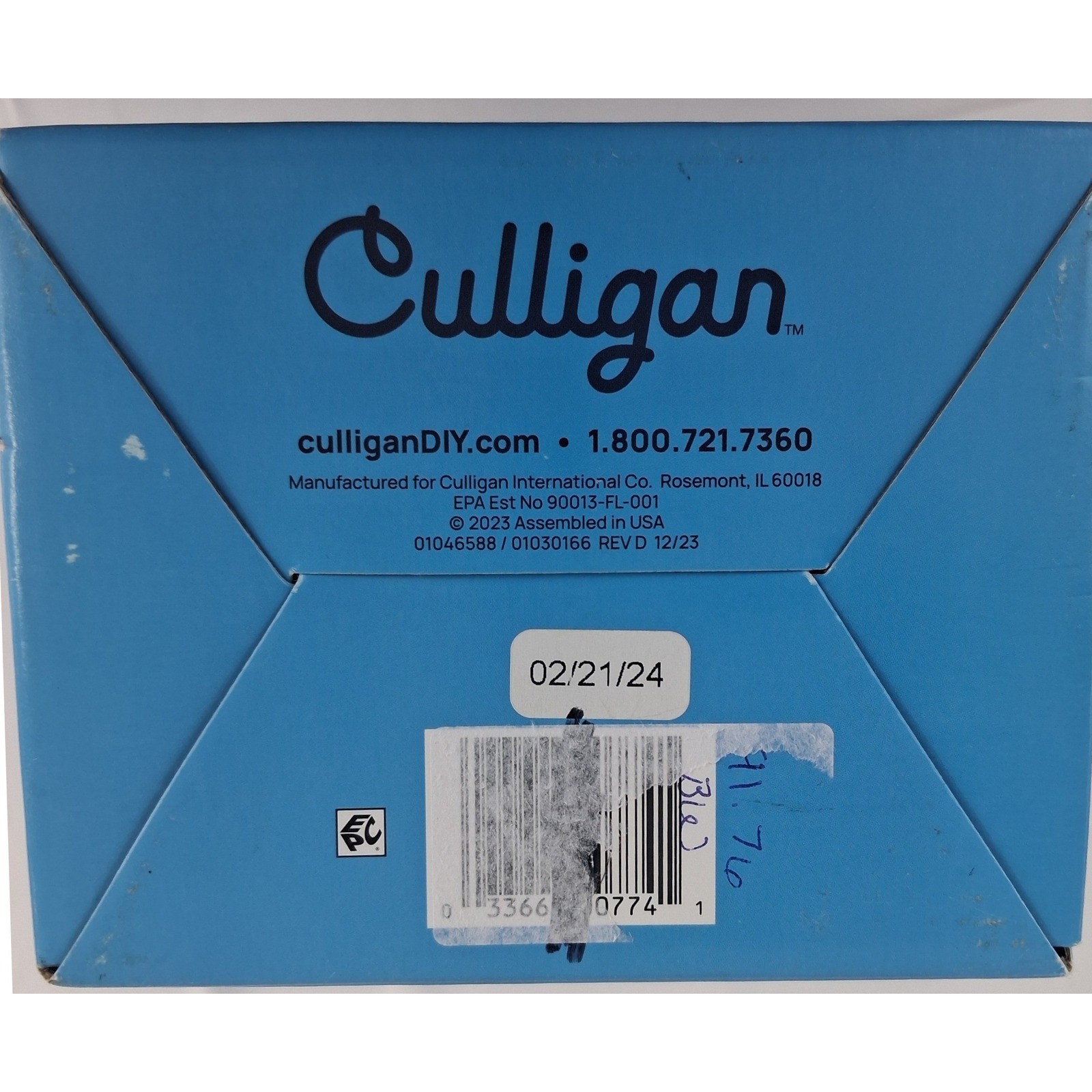 Culligan US-DC3 Under Sink Water Filtration System Lead Reduction NEW IN BOX