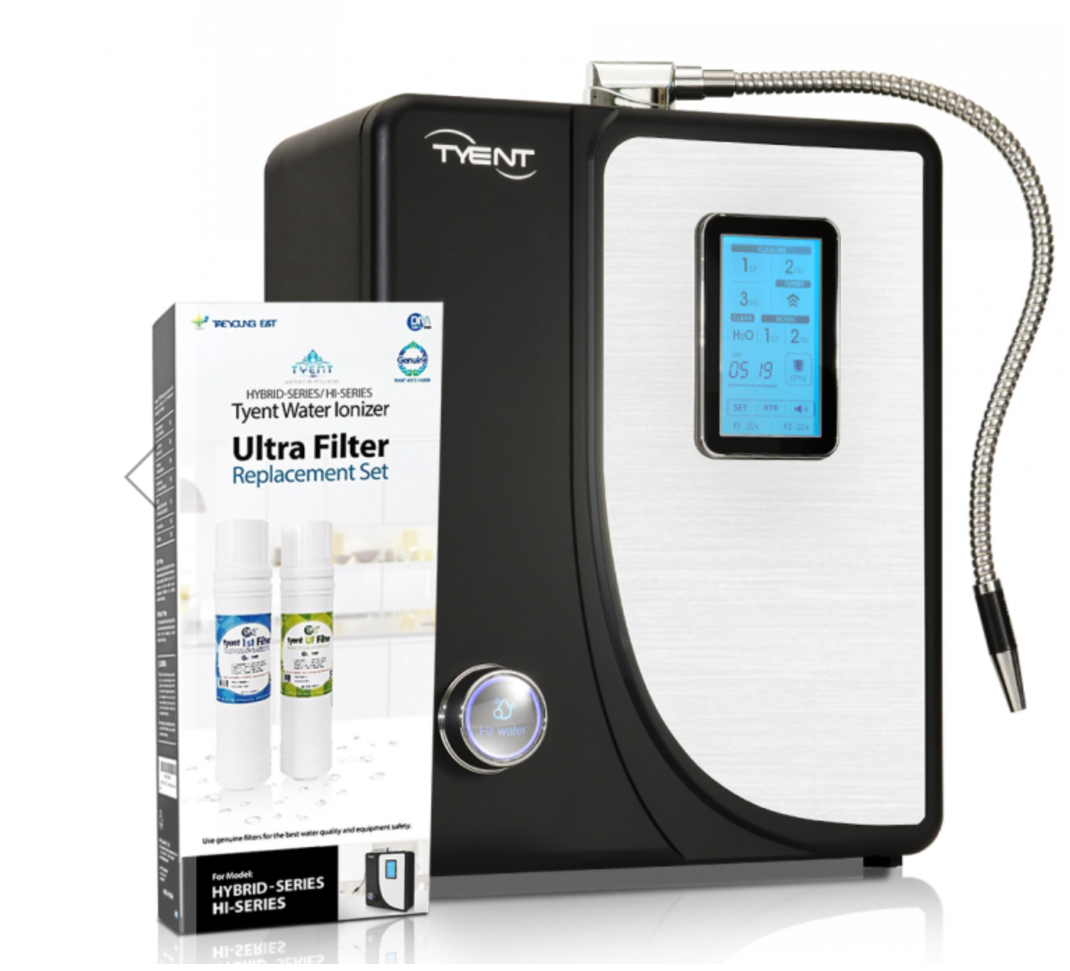 Tyent Hybrid Ultra Filter Set: Fits Hybrid Countertop Water Ionizer
