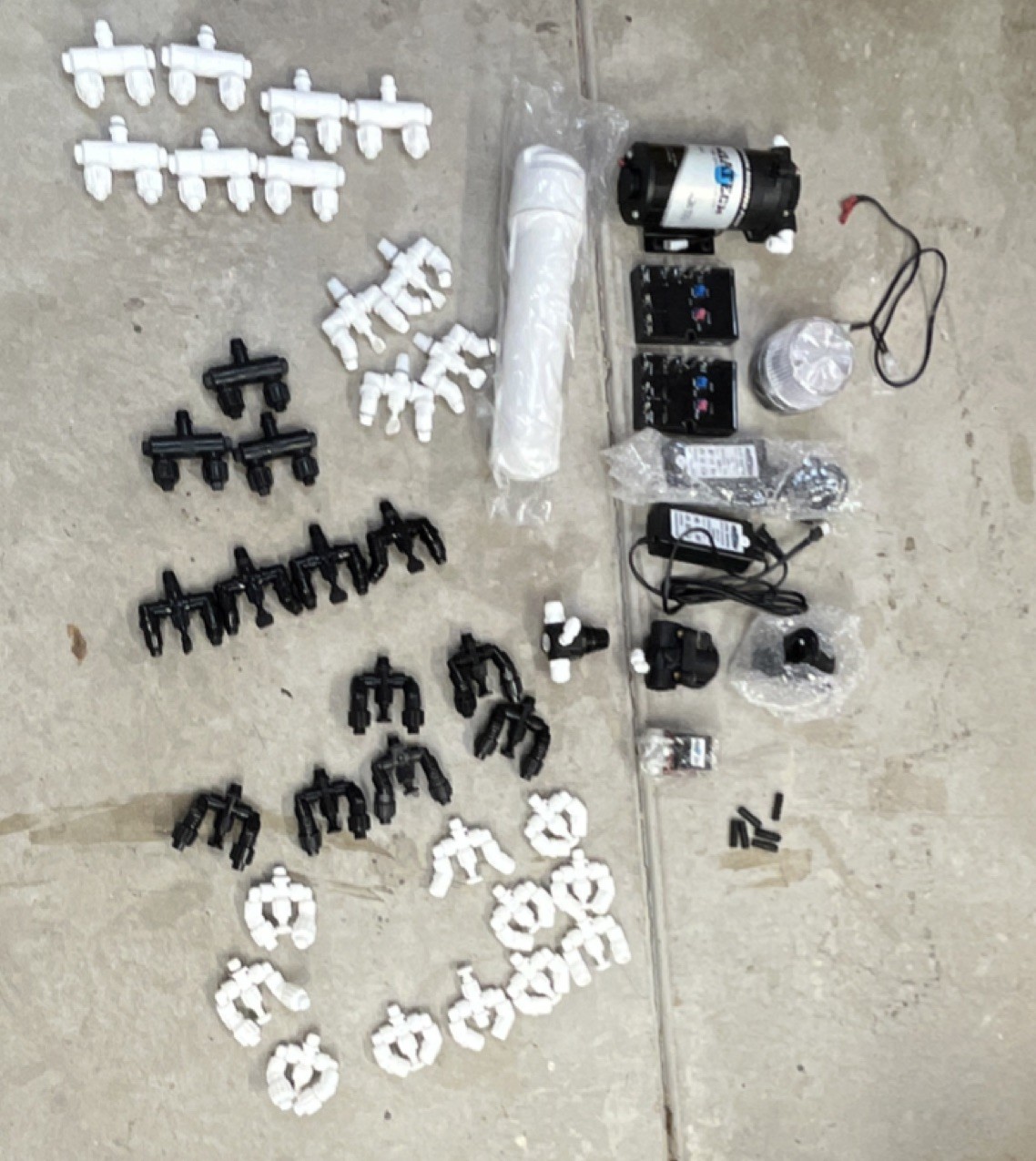 Miatech Diaphragm Booster Pump Water Filtration System Kit w/ Fittings
