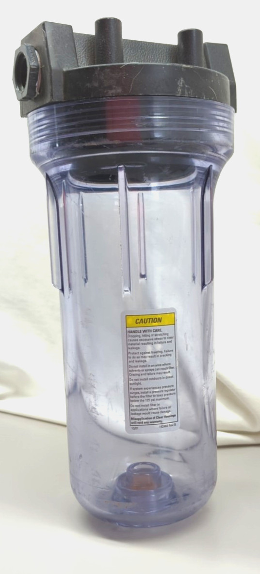 USF-PPI Water Filter Housing 10″ with O-ring & Cover with 3/4″ openings