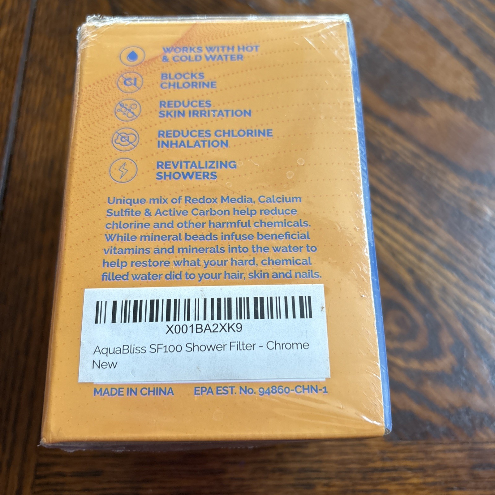 AquaBliss Multi-Stage Revitalizing Shower Filter SF100 NIB Free Shipping M111