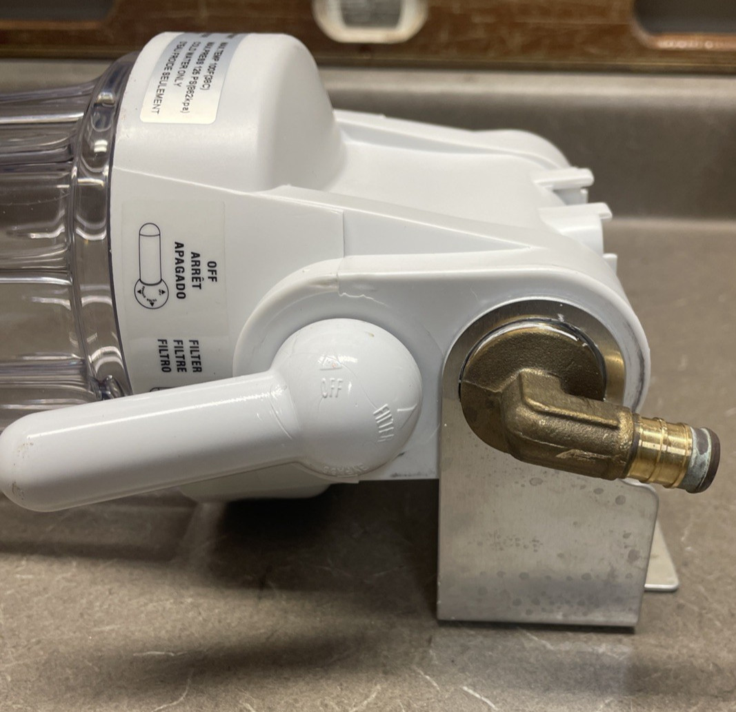 Used-GE High Flow Whole House Water Filtration. Filter Not Included