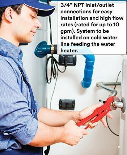 3M Aqua-Pure Whole House Scale Inhibition Inline Water System AP430SS