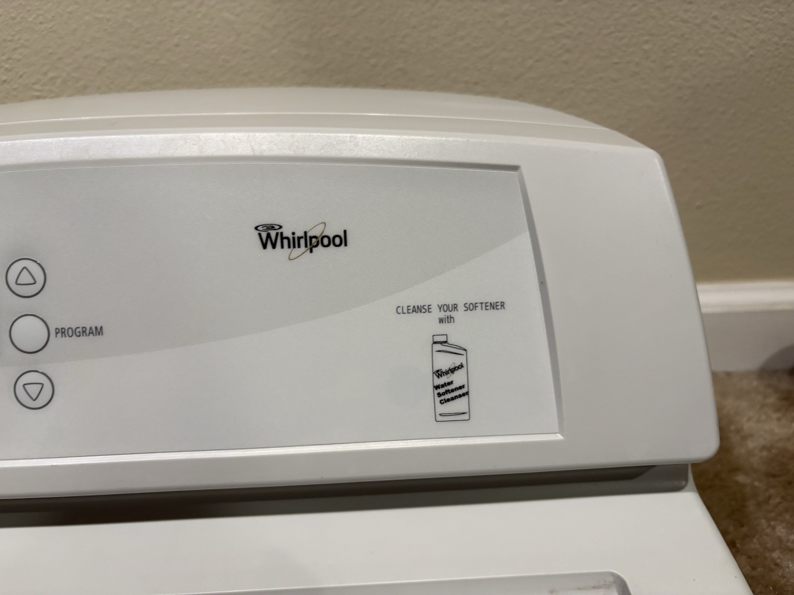 Genuine Whirlpool WHES44 Water Softener Faceplate